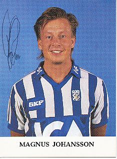 Magnus Johansson   IFK Göteborg  Fußball Autogrammkarte  original signiert 