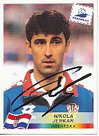 Nikola Jerkan  Kroatien  Panini  WM 1998  Sticker original signiert 
