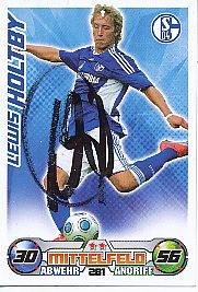 Lewis Holtby   FC Schalke 04  2009/2010 Match Attax Card orig. signiert 