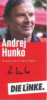 Andrej Hunko  Die Linke  Politik  Autogramm Infoheft original signiert 