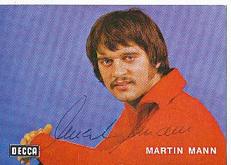 Martin Mann  Musik  Autogrammkarte  original signiert 