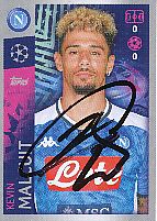 Kevin Malcuit  SSC Neapel  2019/2020  Champions League Topps Sticker orig. signiert 
