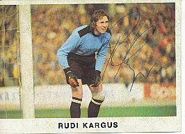 Rudi Kargus  Hamburger SV  1975/1976  Bergmann Sammelbild original signiert 