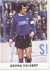 Georg Volkert † 2020  Hamburger SV  1975/1976  Bergmann Sammelbild original signiert 