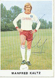 Manfred Kaltz  Hamburger SV  1975/1976  Bergmann Sammelbild original signiert 