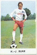 Hans Jürgen Ripp † 2021  Hamburger SV  1975/1976  Bergmann Sammelbild original signiert 