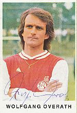 Wolfgang Overath  FC Köln  1975/1976  Bergmann Sammelbild original signiert 
