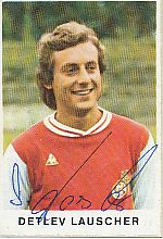 Detlef Lauscher † 2010  FC Köln  1975/1976  Bergmann Sammelbild original signiert 