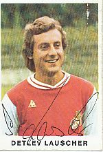 Detlef Lauscher † 2010  FC Köln  1975/1976  Bergmann Sammelbild original signiert 