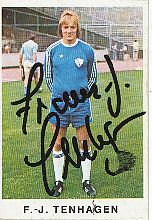 Franz Josef Tenhagen  VFL Bochum  1975/1976  Bergmann Sammelbild original signiert 