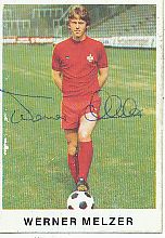 Werner Melzer  FC Kaiserslautern  1975/1976  Bergmann Sammelbild original signiert 