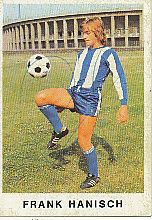 Frank Hanisch  Hertha BSC Berlin  1975/1976  Bergmann Sammelbild original signiert 