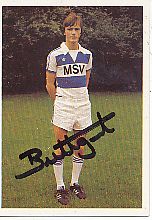 Werner Buttgereit  MSV Duisburg 1977/1978  Bergmann Sammelbild original signiert 