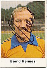 Bernd Hermes  Wuppertaler SV 1977/1978  Bergmann Sammelbild original signiert 