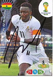 Sulley Muntari  Ghana  Panini Card WM 2014 Adrenalyn original signiert 