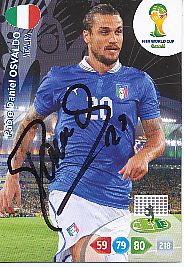 Pablo Osvaldo  Italien  Panini Card WM 2014 Adrenalyn original signiert 