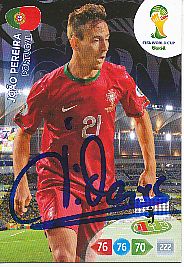 Joao Pereira  Portugal  Panini Card WM 2014 Adrenalyn original signiert 