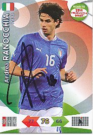 Andrea Ranocchia  Italien  Panini Card Road to WM 2014  original signiert 