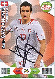 Mario Gavranovic   Schweiz  Panini Card Road to WM 2014  original signiert 