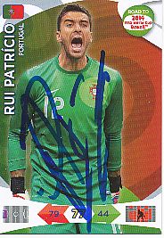 Rui Patricio  Portugal  Panini Card Road to WM 2014  original signiert 