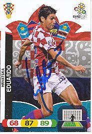 Eduardo  Kroatien  Panini Card EM 2012  original signiert 