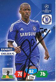 Ramires   FC Chelsea London  Panini CL  2013/2014  original signiert 