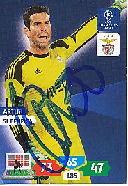 Artur Benfica Lissabon  Panini CL  2013/2014  original signiert 