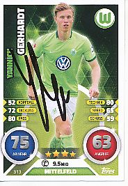 Yannick Gerhardt  VFL Wolfsburg   2016/2017  Match Attax Card  original signiert 
