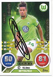 Daniel Didavi  VFL Wolfsburg   2016/2017  Match Attax Card  original signiert 
