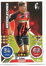 Florian Niederlechner  SC Freiburg   2016/2017  Match Attax Card  original signiert 