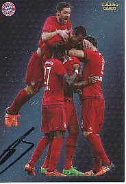 David Alaba  FC Bayern München  Panini Bundesliga Card original signiert 