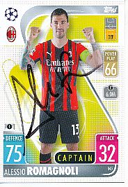 Alessio Romagnoli  AC Mailand  Champions League  Match Attax Card original signiert 