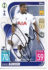 Serge Aurier  Tottenham Hotspur  Champions League  Match Attax Card original signiert 