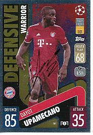 Dayot Upamecano  FC Bayern München  Champions League  Match Attax Card original signiert 
