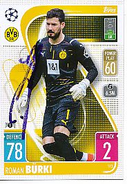 Roman Bürki  Borussia Dortmund  Champions League  Match Attax Card original signiert 