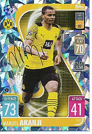 Manuel Akanji  Borussia Dortmund  Champions League  Match Attax Card original signiert 
