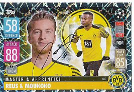 Marco Reus  Borussia Dortmund  Champions League  Match Attax Card original signiert 