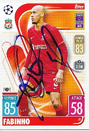 Fabinho  FC Liverpool  Champions League  Match Attax Card original signiert 