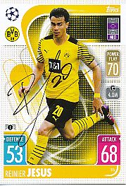 Reinier Jesus  Borussia Dortmund  Champions League  Match Attax Card original signiert 