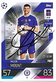 Mason Mount  FC Chelsea London  Champions League  Match Attax Card original signiert 