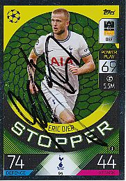 Eric Dier  Tottenham Hotspur  Champions League  Match Attax Card original signiert 