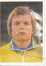 Björn Andersson   Schweden  WM 1974   Fußball  Sticker original signiert 