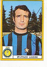 Spartaco Landini † 2017 Inter Mailand   Fußball  Sticker original signiert 