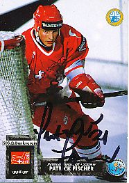 Patrick Fischer   Schweiz  Eishockey Card original signiert 
