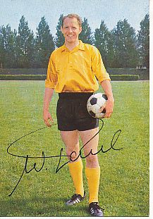 Wolfgang Paul  1969/70  Borussia Dortmund  Fußball Bergmann Sammelbild  original signiert 