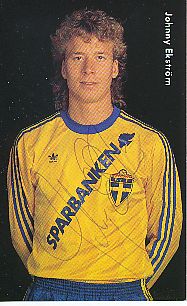 Johnny Ekström  Schweden   Fußball Autogrammkarte original signiert 