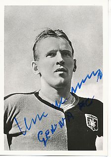 Bror Mellberg † 2004  Schweden  WM 1958  Fußball Autogramm Foto original signiert 