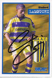 Sabri Lamouchi   AC Parma  Fußball Autogrammkarte  original signiert 