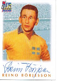 Reino Börjesson Schweden WM 1958  Fußball Card original signiert 