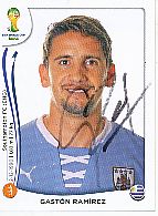 Gasto Ramirez  Uruguay  Panini  WM 2014  Sticker original signiert 